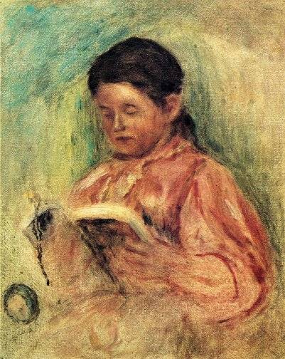 Pierre-Auguste Renoir - Woman Reading 03