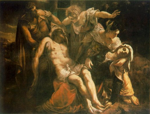 Tintoretto Jacopo Robusti - Descent From The Cross Wga