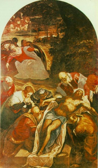 Tintoretto Jacopo Robusti - Entombment
