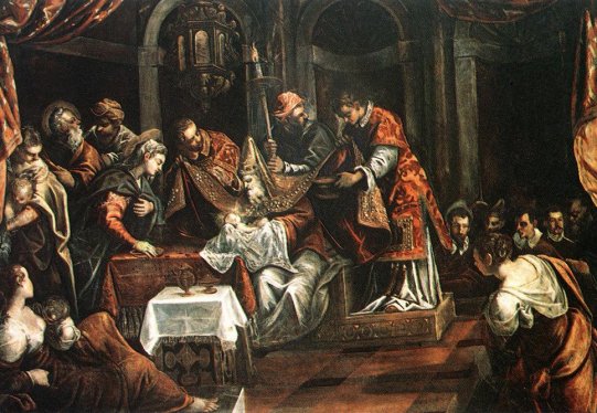 Tintoretto Jacopo Robusti - The Circumcision