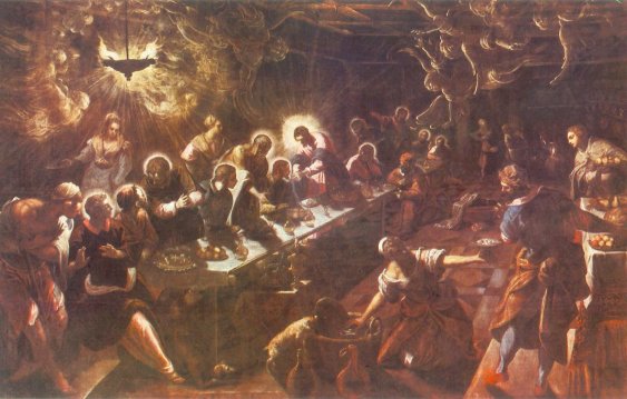 Tintoretto Jacopo Robusti - The Last Supper