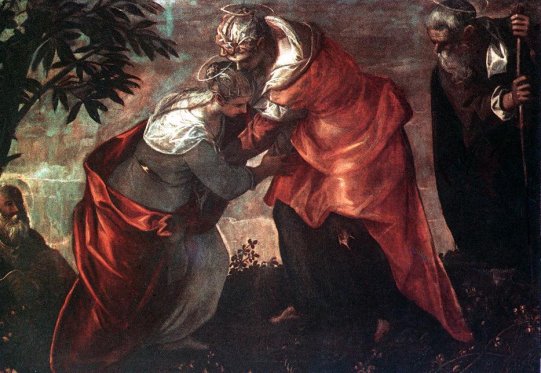 Tintoretto Jacopo Robusti - The Visitation