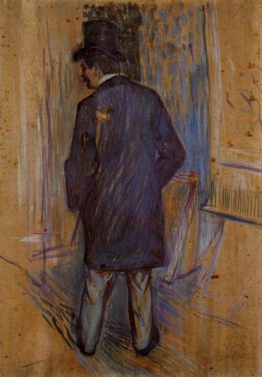Toulouse Lautrec - Louis Pascal from the Rear