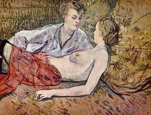 Toulouse Lautrec - Two Friends 2