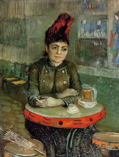 Vincent van Gogh - Agostina Segatori Sitting in the Cafe du Tamourin