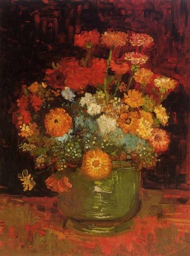 Vincent van Gogh - Vase with Zinnias