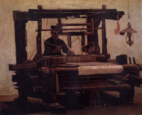 Vincent van Gogh - Weaver, Seen from the Front