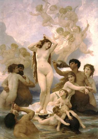 William Adolphe Bouguereau - Birth of Venus