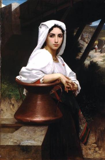 William Adolphe Bouguereau - Italian Girl Drawing Water