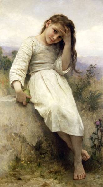 William Adolphe Bouguereau - Little Thief