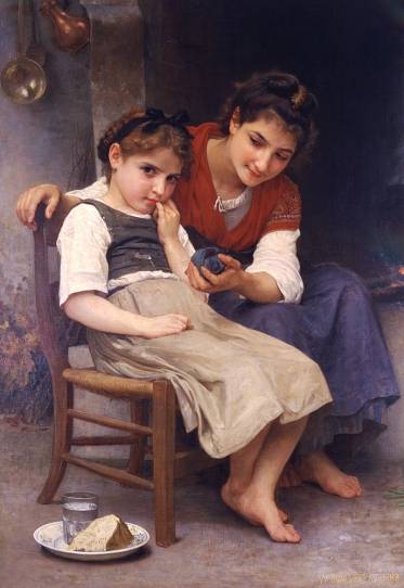 William Adolphe Bouguereau - Petite boudeuse 1