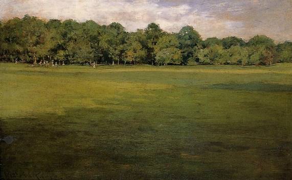 William Merritt Chase - Croquet Lawn