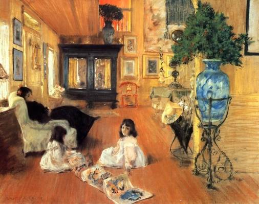 William Merritt Chase - Hall at Shinnecock