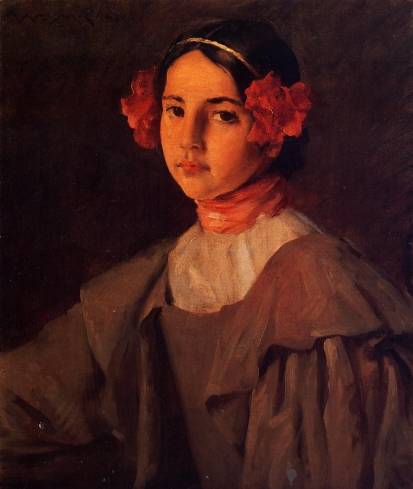 William Merritt Chase - My Daughter Alice