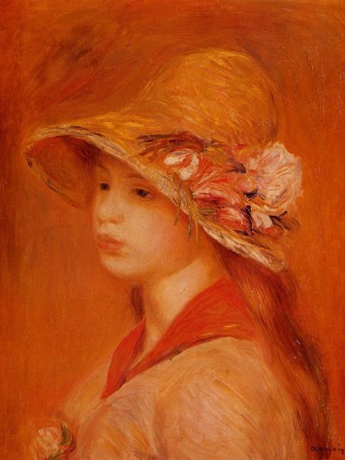 Pierre-Auguste Renoir - Portrait of a Young Girl 03