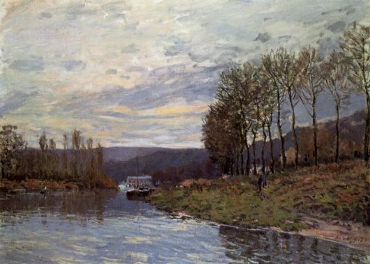 Alfred Sisley - The Seine at Bougival 3