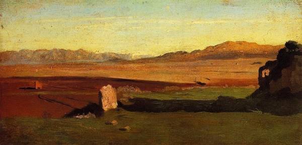 Jean-Baptiste-Camille Corot - Roman Countryside