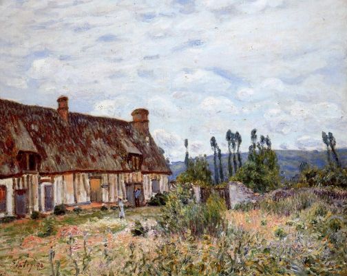 Alfred Sisley - Abandoned Cottage