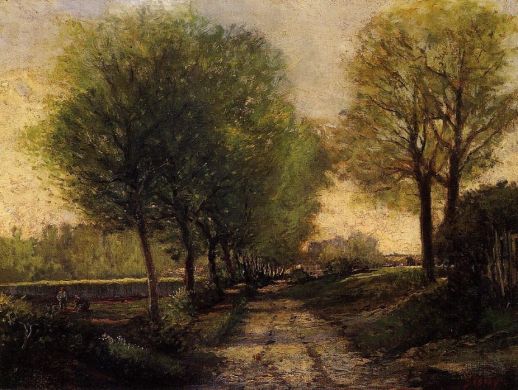 Alfred Sisley - Lane near a Small Town