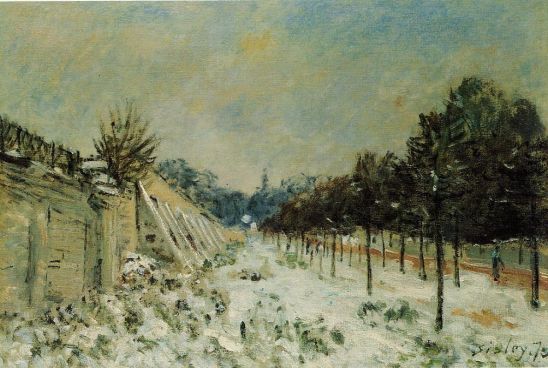 Alfred Sisley - Snow at Marly-le-Roi