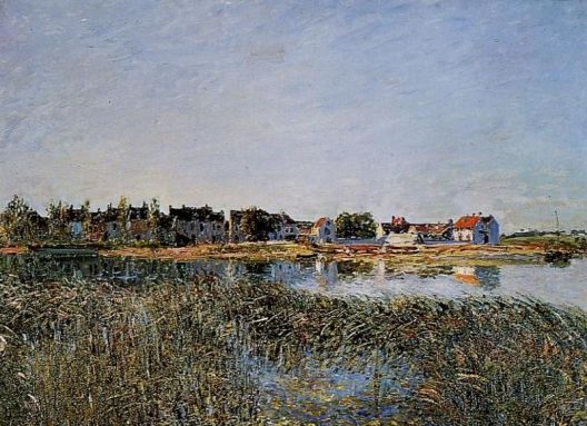 Alfred Sisley - View of Saint-Mammes