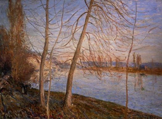 Alfred Sisley - Winter Morning - Veneux