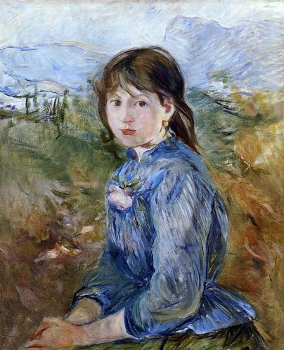 Berthe Morisot - The Little Girl from Nice, Celestine