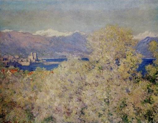 Claude Monet - Antibes - View of the Salis Gardens