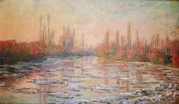 Claude Monet - Floating Ice 2