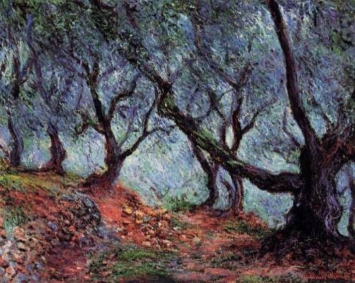 Claude Monet - Grove of Olive Trees in Bordighera