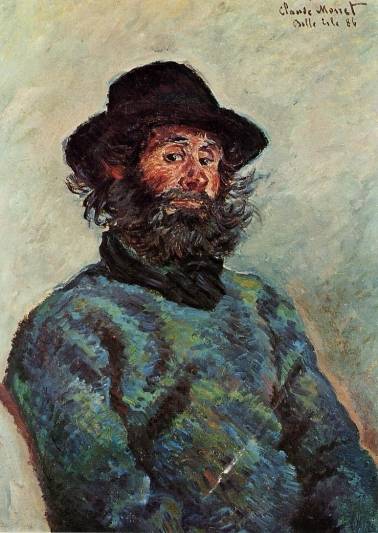 Claude Monet - Portrait of Poly, Fisherman at Kervillaouen