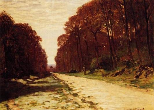 Claude Monet - Road in a Forest