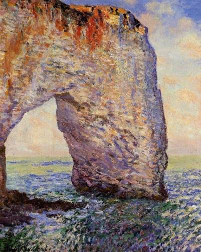 Claude Monet - The Manneport, Etretat 2