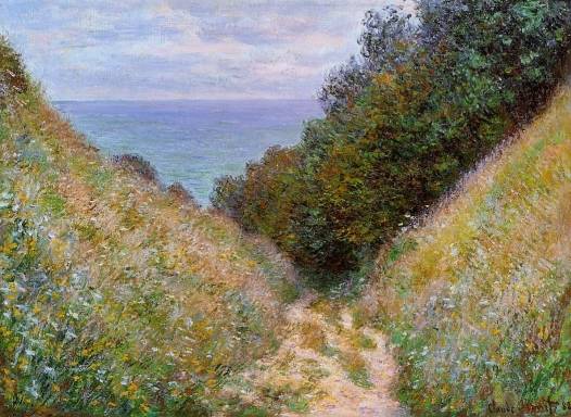Claude Monet - The Path at La Cavee, Pourville