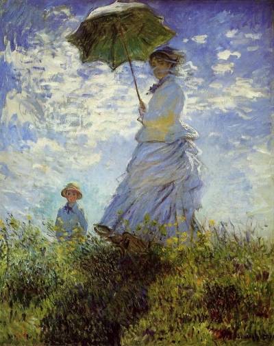 Claude Monet - The Walk - Woman with a Parasol