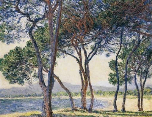 Claude Monet - Trees by the Seashore at Antibes