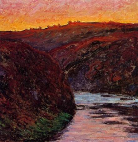 Claude Monet - Valley of the Creuse, Sunset