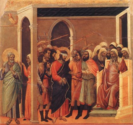 Duccio di Buoninsegna - Christ Mocked