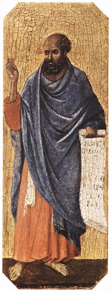 Duccio di Buoninsegna - Ezekiel