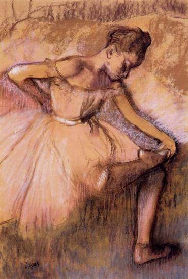 Edgar Degas - Pink Dancer 2