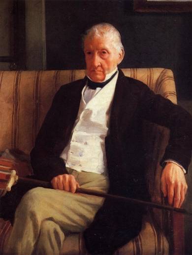 Edgar Degas - Portrait of Rene-Hillaire De Gas, The Artist Grandfather