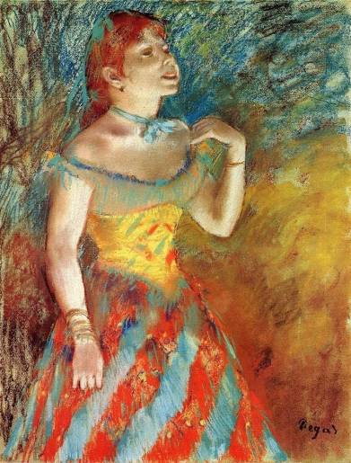 Edgar Degas - Singer in Green