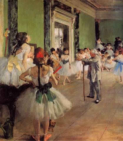 Edgar Degas - The Dance Class 3