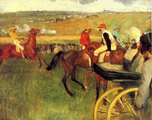 Edgar Degas - The Racecourse, Amateur Jockeys