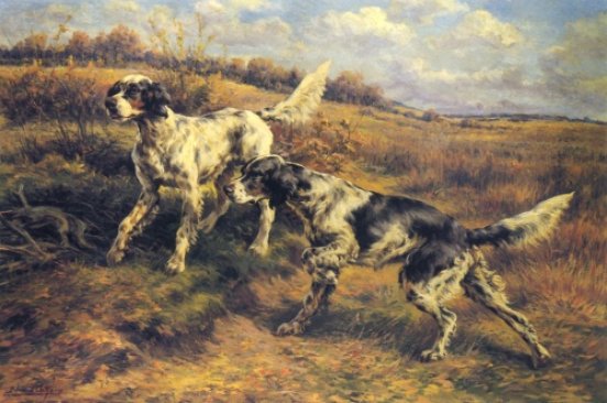 Edmund Henry Osthaus - English_Setters_On_The_Scent