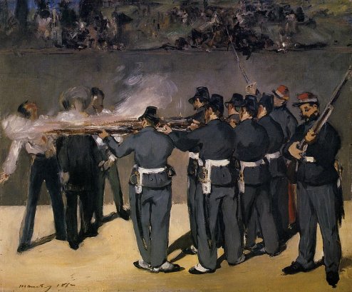 Edouard Manet - The Execution of the Emperor Maximillian 1