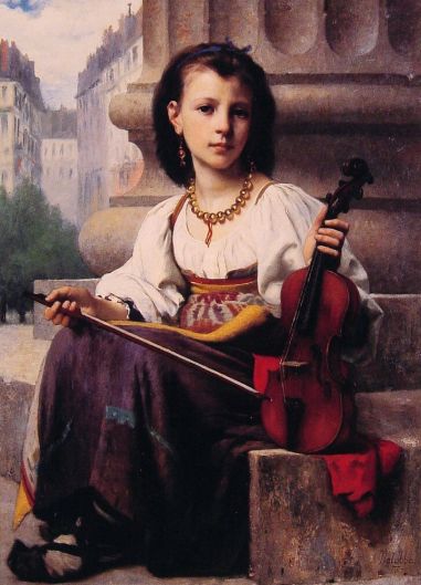 Francois Alfred Delobbe - The Young Musician