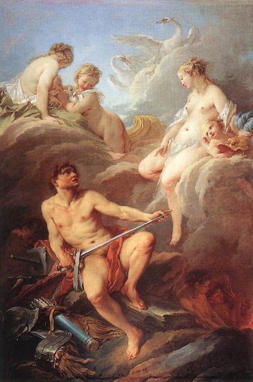 Francois Boucher - Venus Demanding Arms from Vulcan for Aeneas