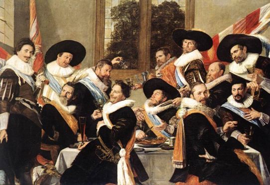 Frans Hals - Banquet of the Officers of the St Hadrian Civic Guard Compan