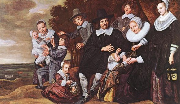 Frans Hals - Family Group in a Landscape 2
